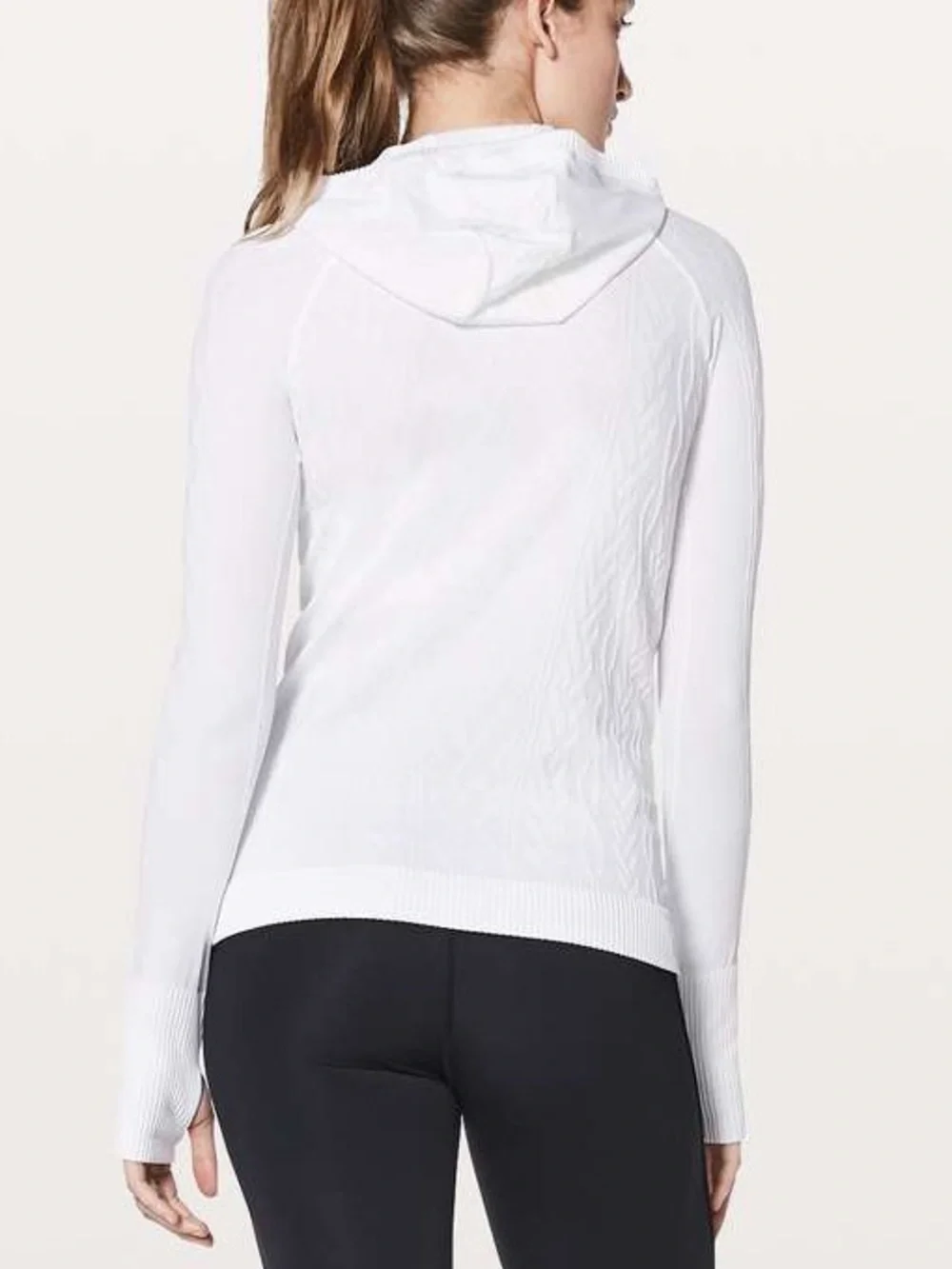 Lululemon Rest Less Hoodie textured sweatshirt long sleeve tee run workout